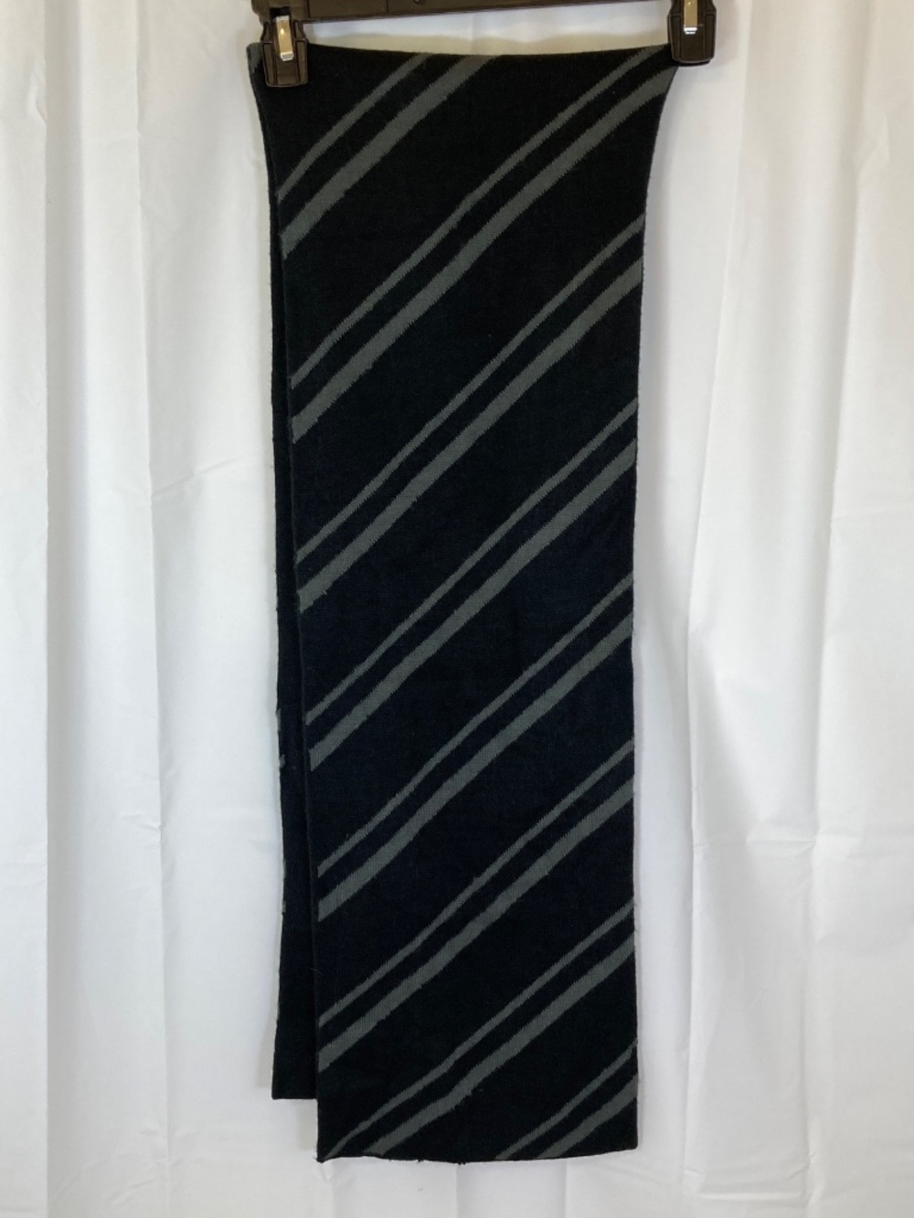 Disney Parks Scarf Mickey Mouse Black Gray Stripe Adult Unisex - Picture 8 of 11